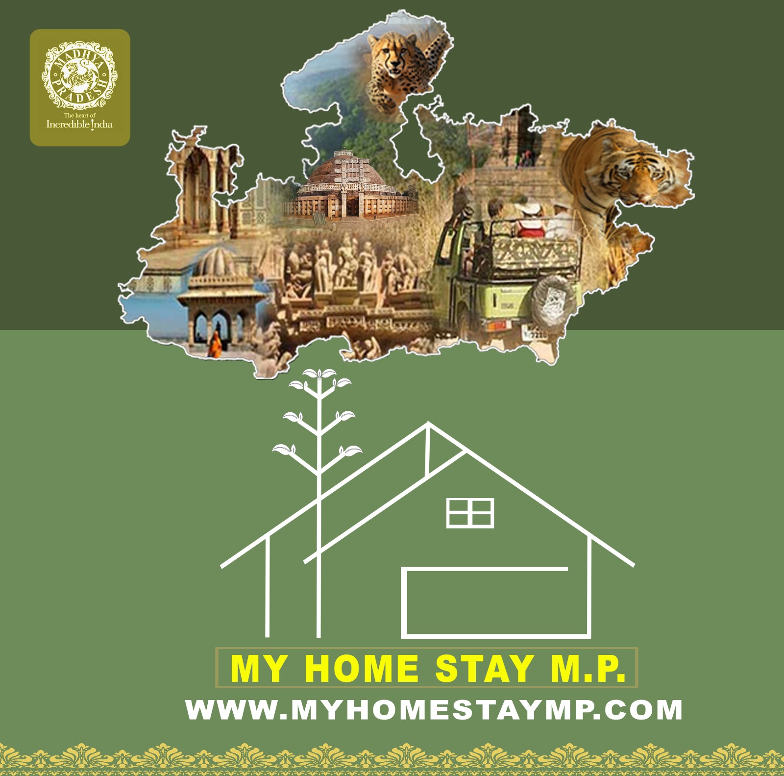 MyHomestayMP Logo